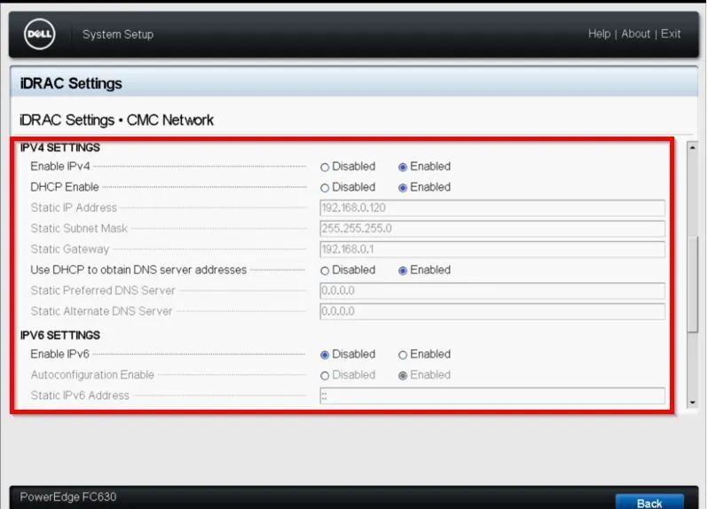 FX2 CMC 设置 IP 地址
