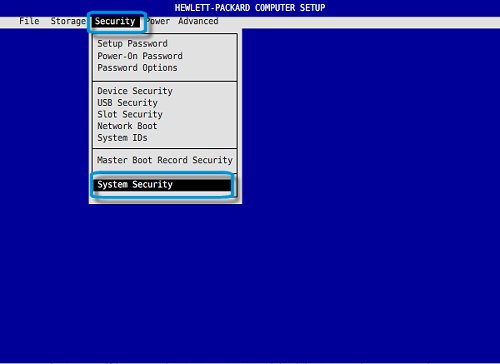 HP 工作站通用 - 如何在 BIOS 中开启或关闭虚拟化技术